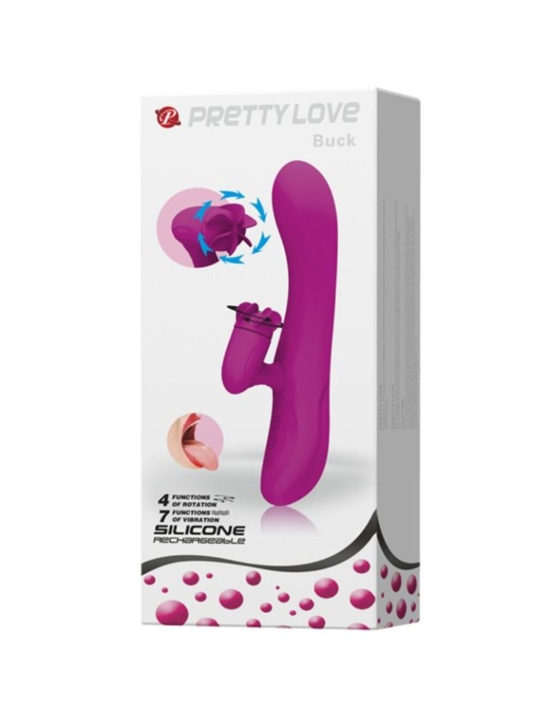 vibromasseur pretty love buck avec fonction de rotation_8