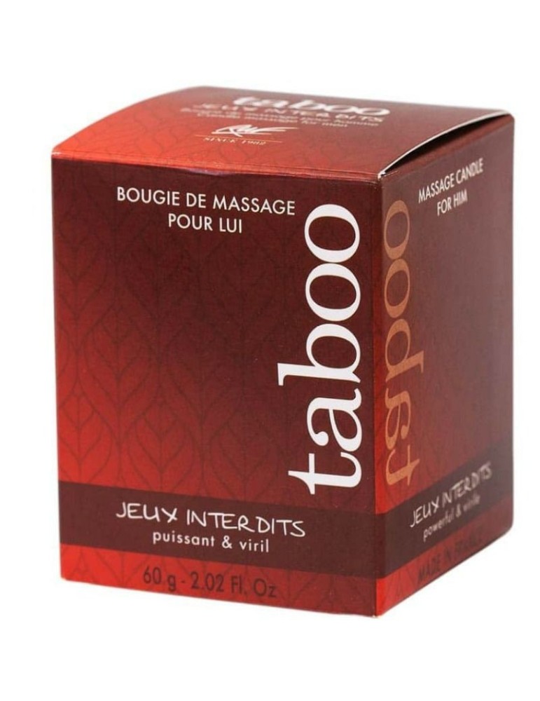 bougie de massage ruf taboo pour lui
