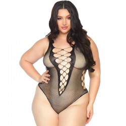 leg avenue deep-v teddy 1x-2x