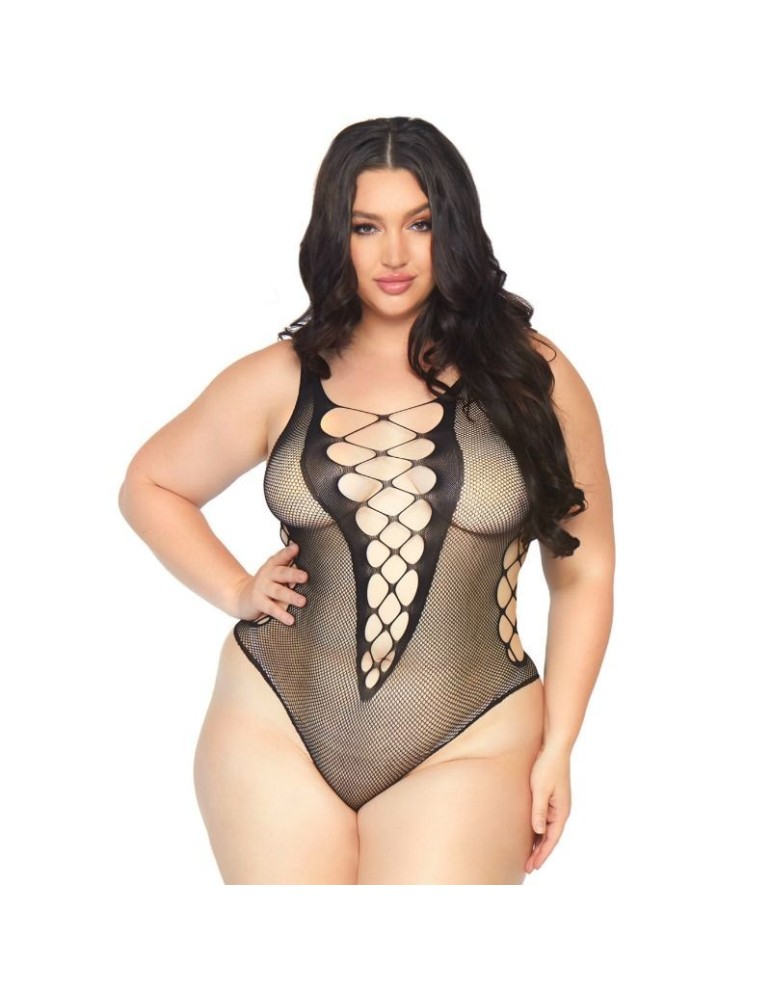 leg avenue deep-v teddy 1x-2x