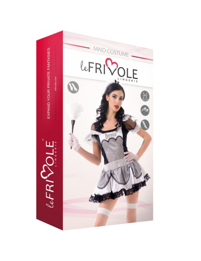 le frivole - 02908 costume de femme de chambre 4 pièces s / m_3