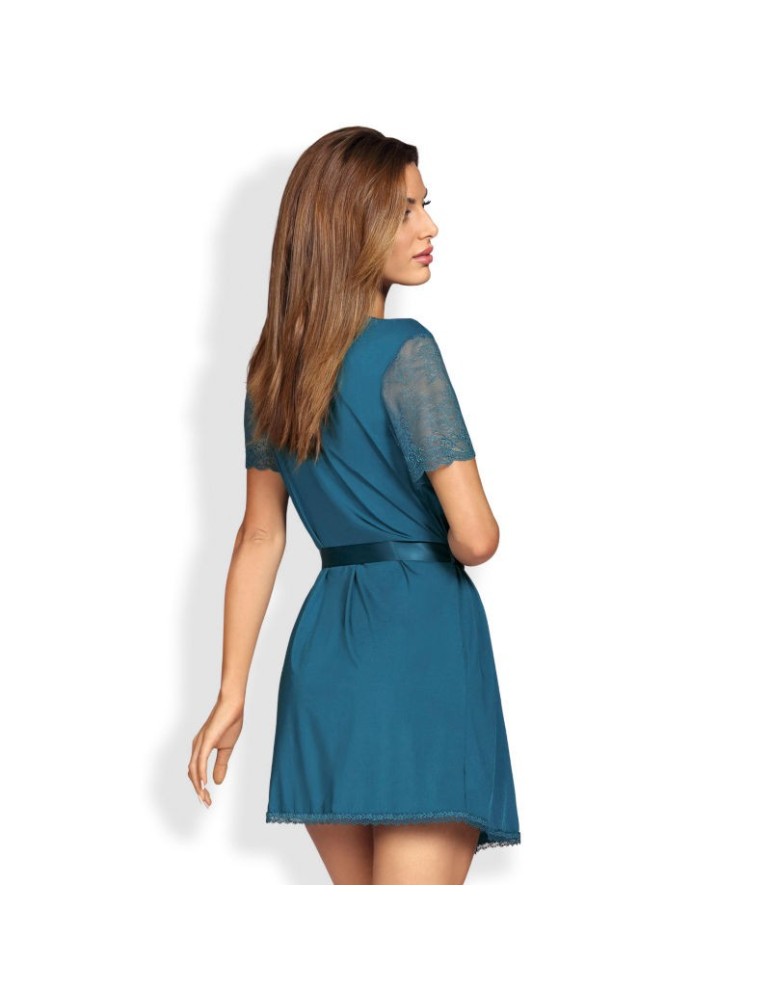 obsessive - miamor peignoir et string turquoise_2