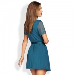 obsessive - miamor peignoir et string turquoise_3