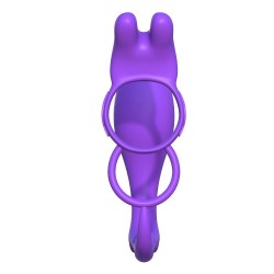 fantaisie c-ringz anneau vibrant anal lapin triple stimulation_4