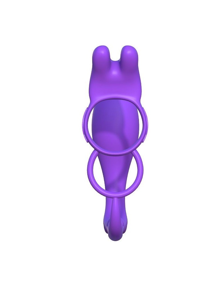 fantaisie c-ringz anneau vibrant anal lapin triple stimulation_4