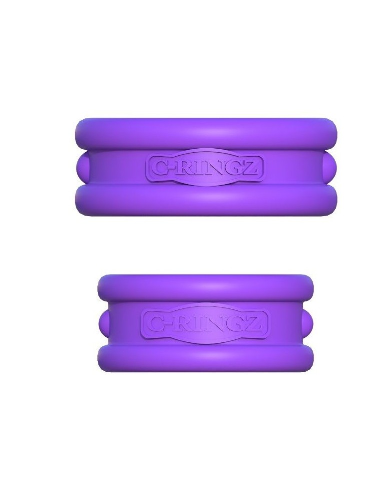anneaux en silicone de largeur fantaisie c-ringz_3