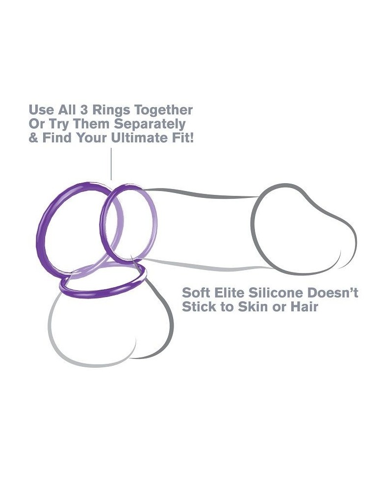 fantasy c-ringz 3 anneaux en silicone endurance s_2