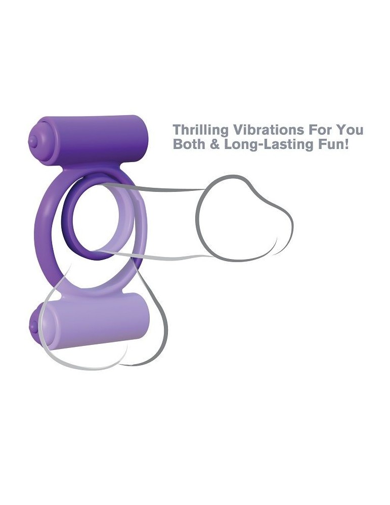 fantaisie c-ringz silicone double vibromasseur ravissement_2