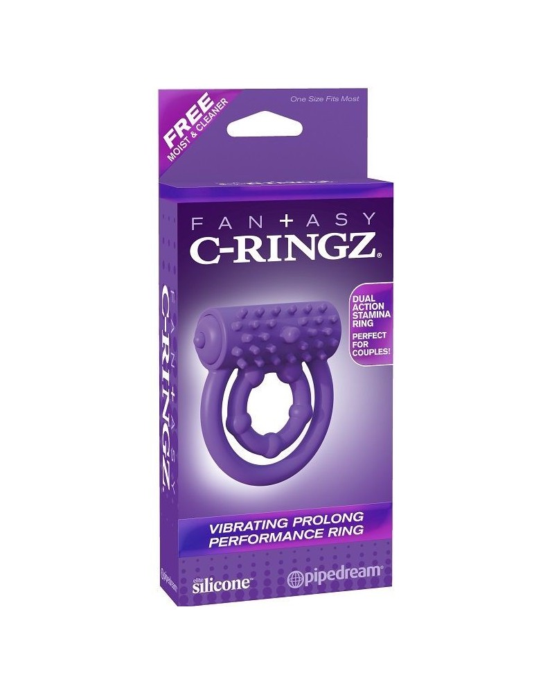 anneau vibrant retardateur fantaisie c-ringz