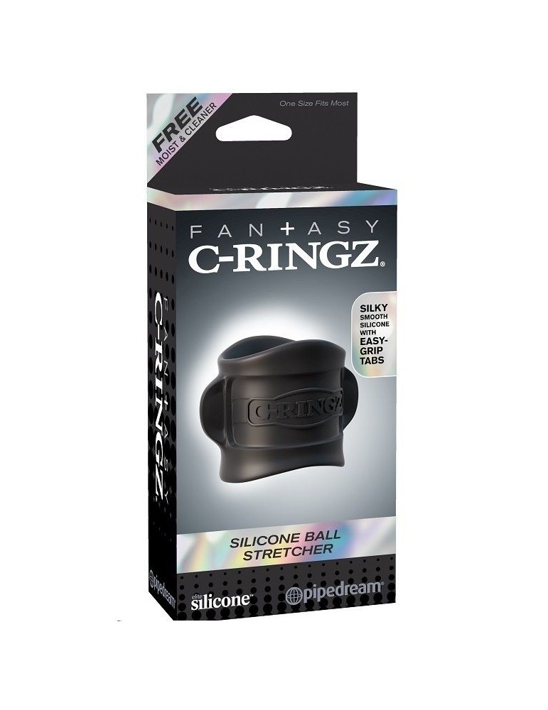 testicules anneau en silicone fantaisie c-ringz