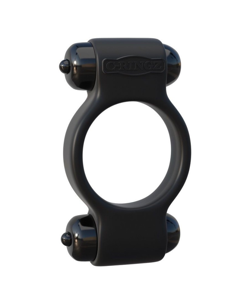 fantasy c-ringz magic double ring silicone vibrator noir_2