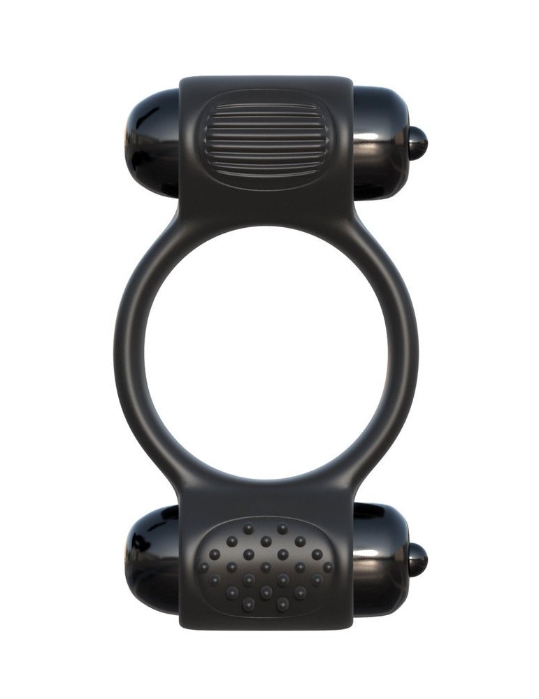 fantasy c-ringz magic double ring silicone vibrator noir_6