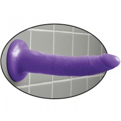gode dillio avec ventouse 17,8 cm violet_3