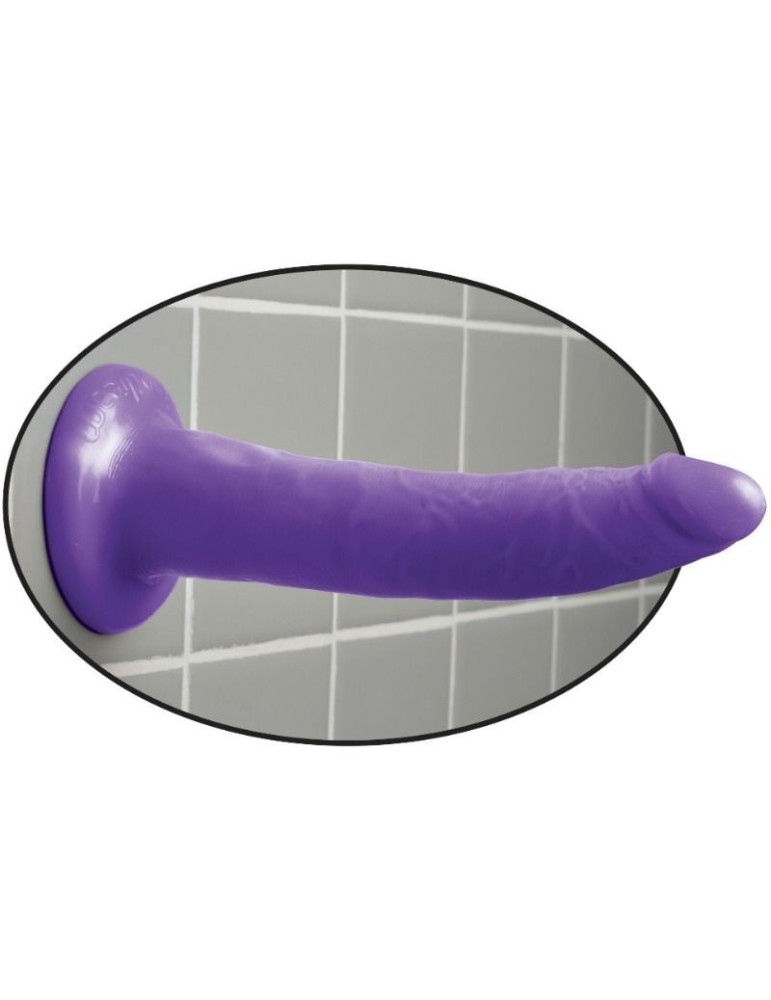 gode dillio avec ventouse 17,8 cm violet_3