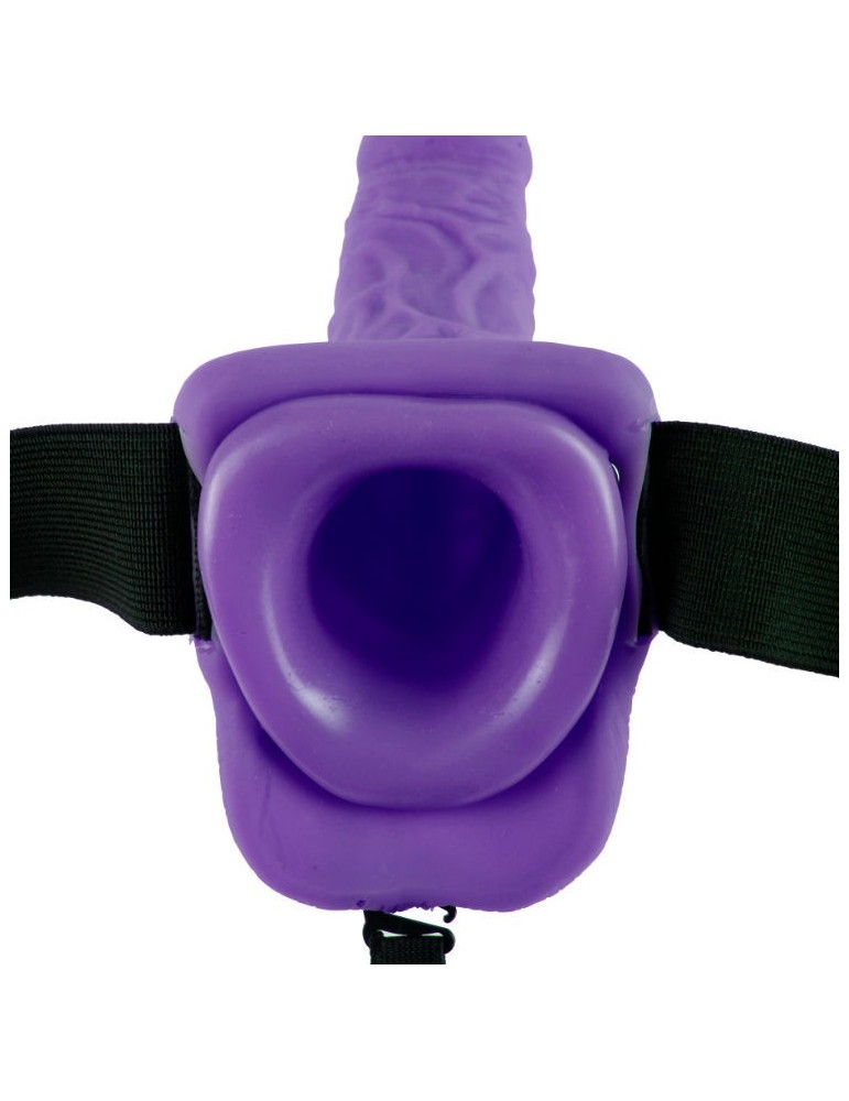 harnais fétiche fantasy series 7 "avec testicules creux homme 17,8 cm violet_5