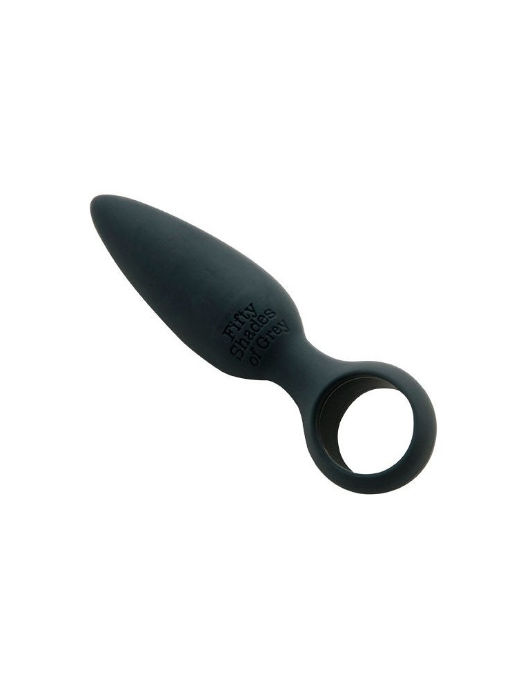 plug anal cinquante nuances de silicone gris 10,8cm
