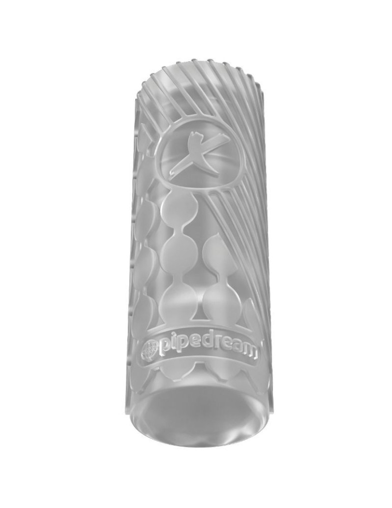 manchon de masturbateur pdx elite ez grip stroker - transparent_4