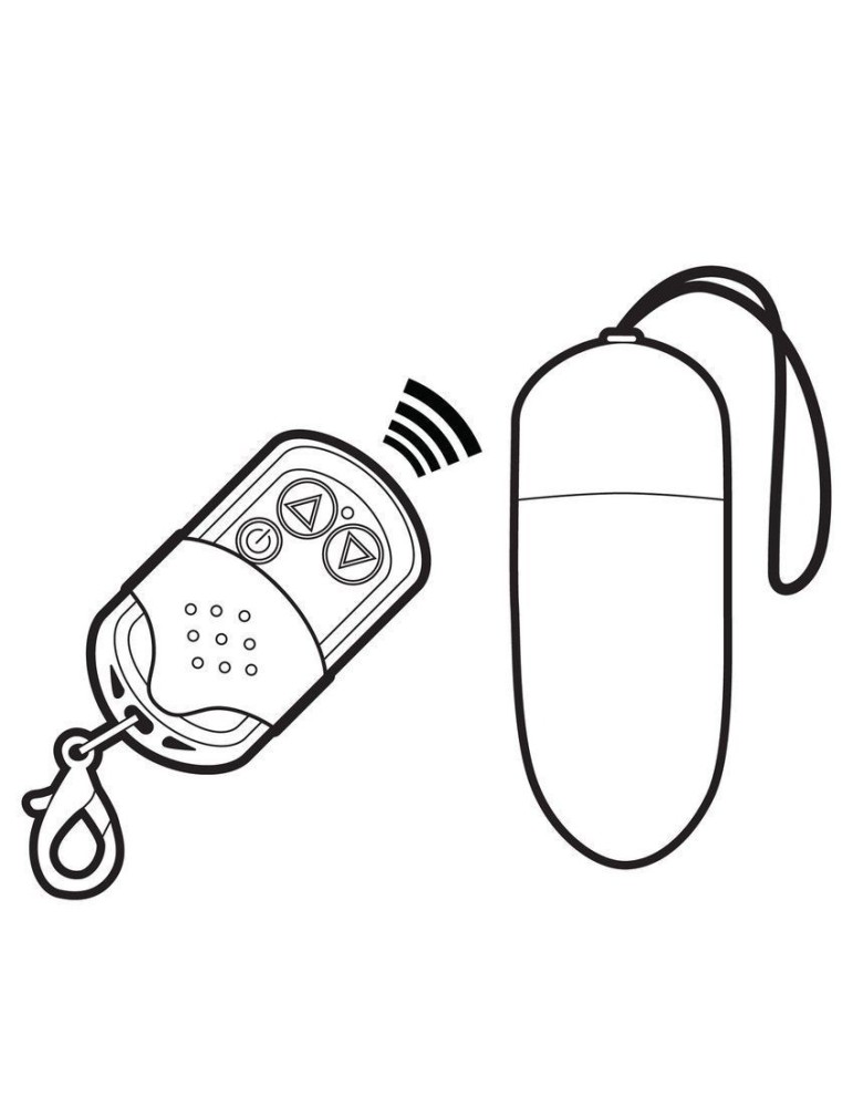 oeuf vibrant 10 vitesses télécommande rose grand