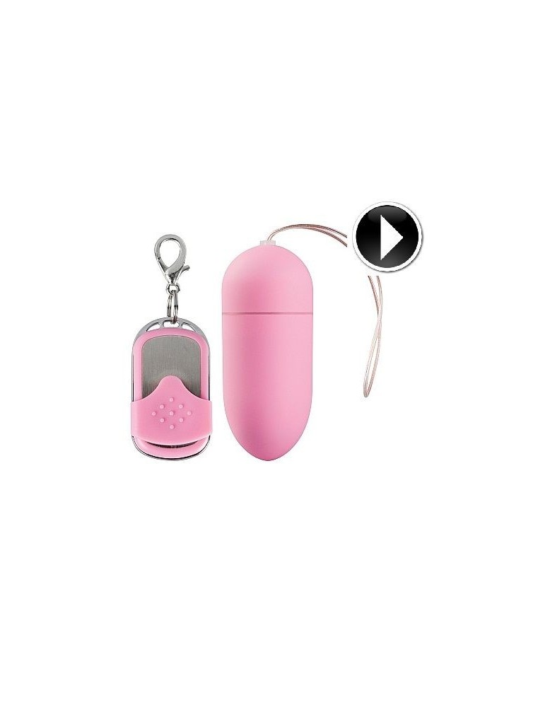oeuf vibrant 10 vitesses télécommande rose grand_3