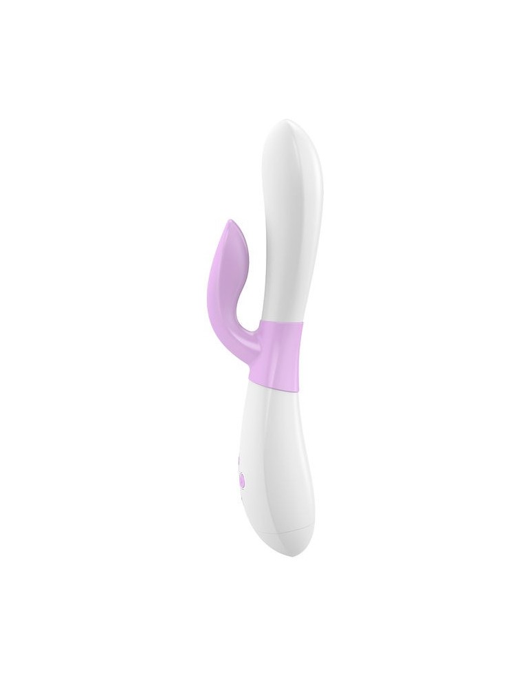 ovo k2 vibromasseur lapin stimulateur rose / blanc_2