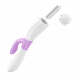 ovo k2 vibromasseur lapin stimulateur rose / blanc_4