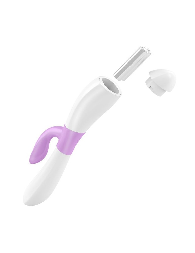 ovo k2 vibromasseur lapin stimulateur rose / blanc_4