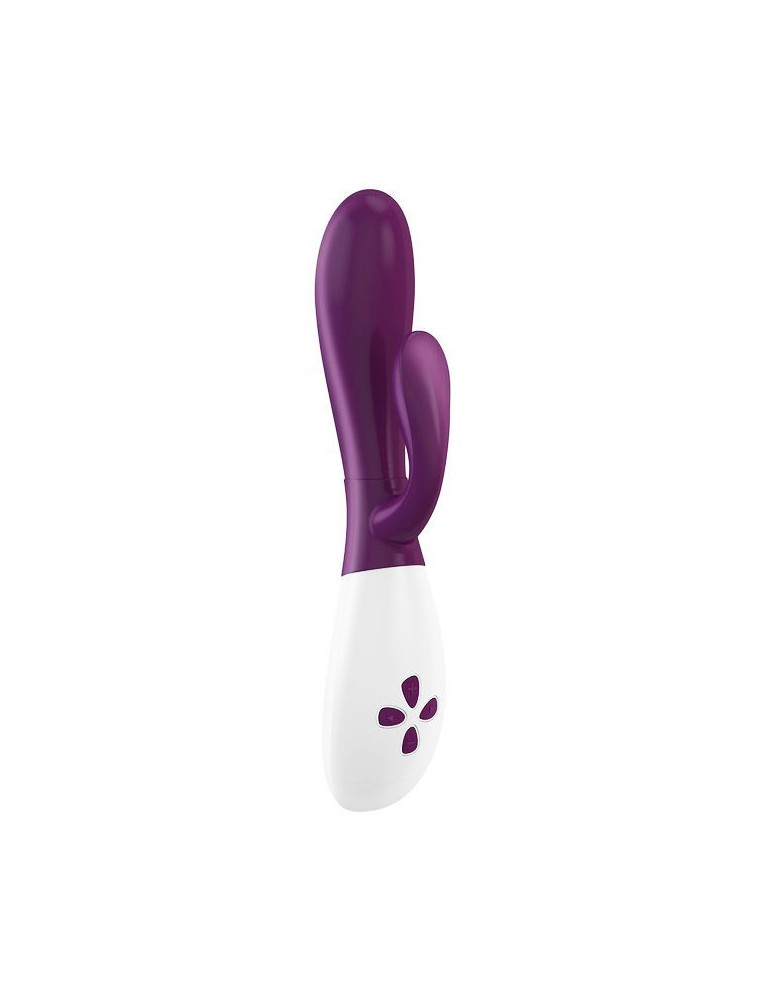 ovo k2 vibromasseur lapin stimulateur violet / blanc