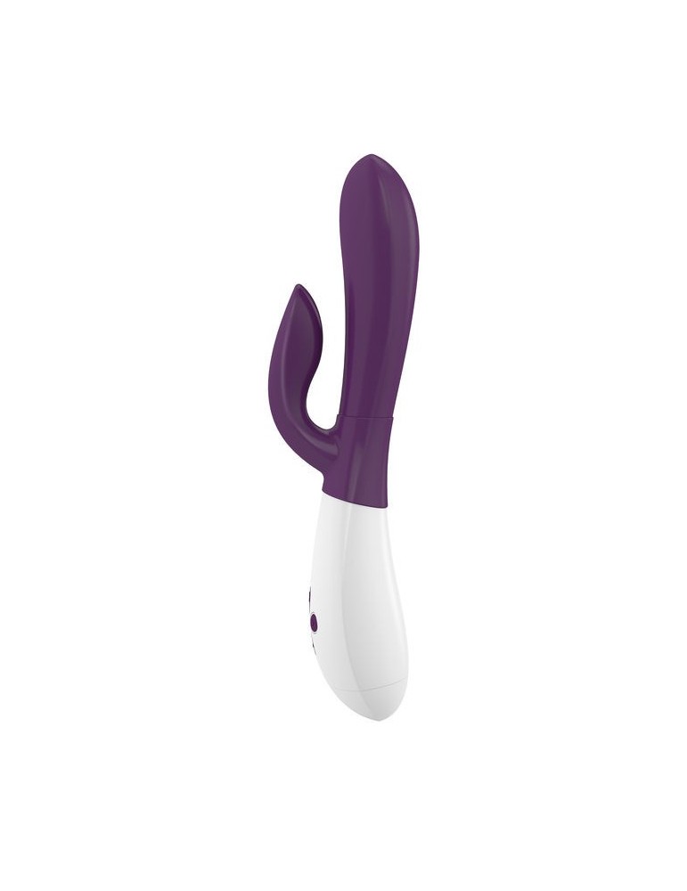ovo k2 vibromasseur lapin stimulateur violet / blanc_2