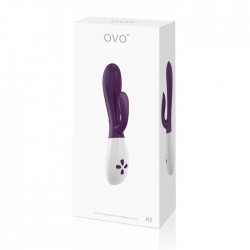 ovo k2 vibromasseur lapin stimulateur violet / blanc_3