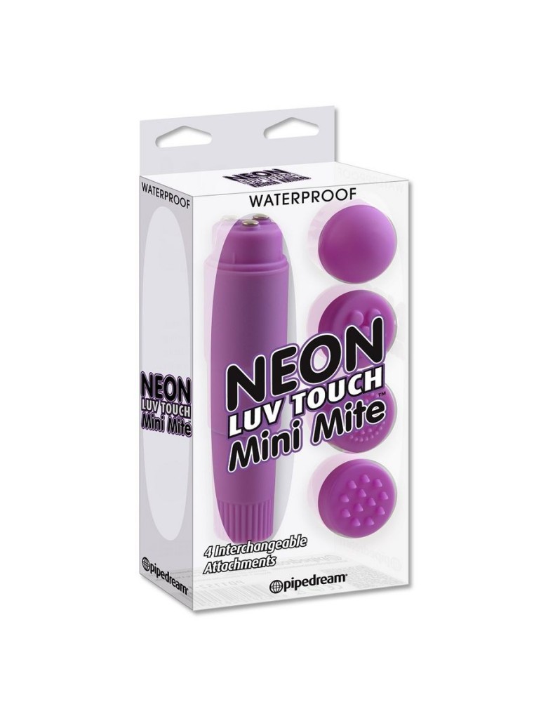 mini masseur lilas au néon luv touch