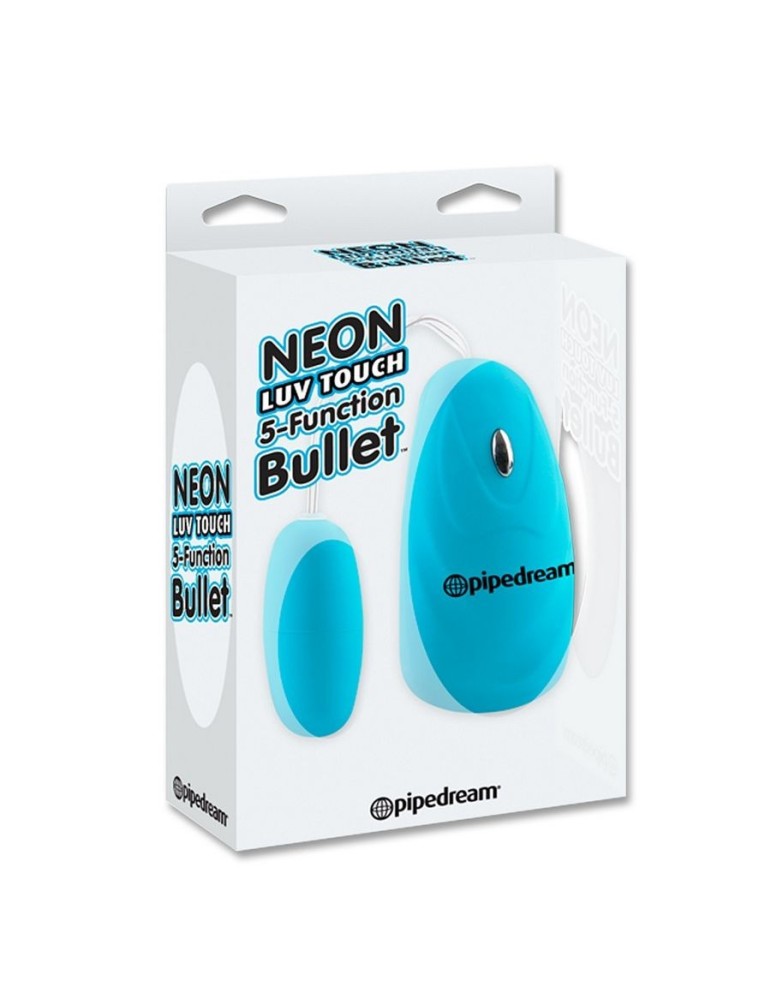 oeuf vibrant bleu néon luv touch