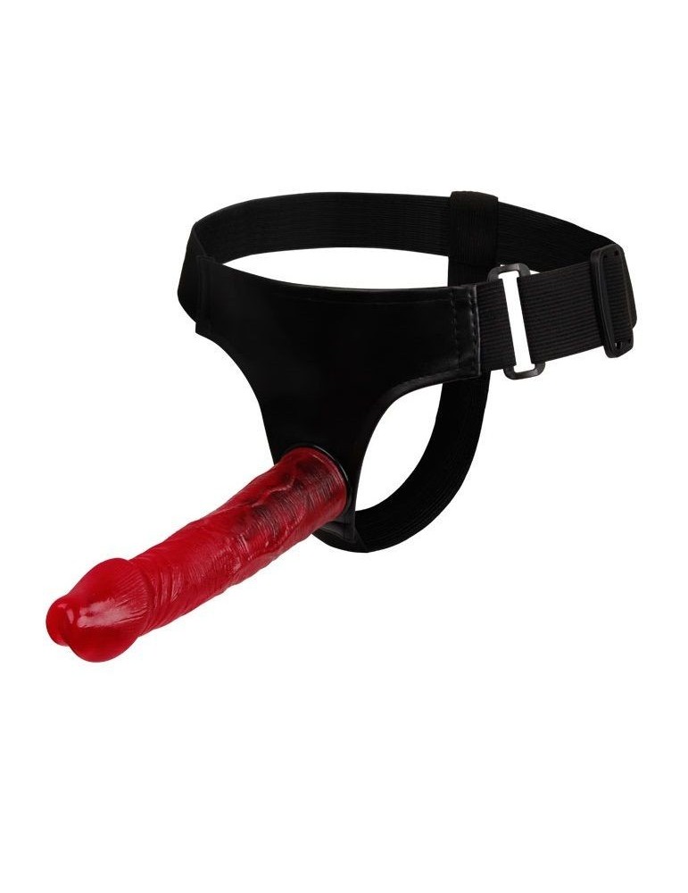 harnais ultra lilas réaliste 19cm