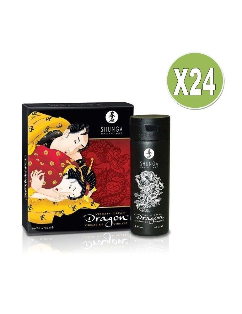 crème rehausseur d'érection shunga dragon (x 24 uts)