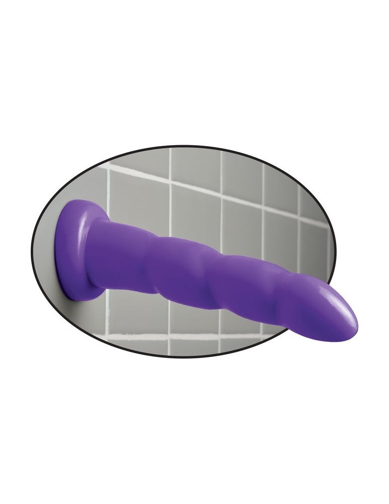 gode twister avec ventouse dillio lila 15,3 cm_3