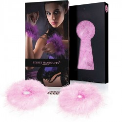 menottes en marabu rose