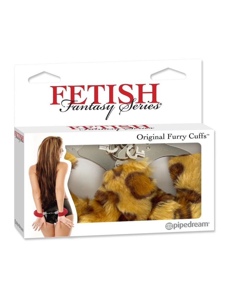 menottes fétiche fantaisie guépard