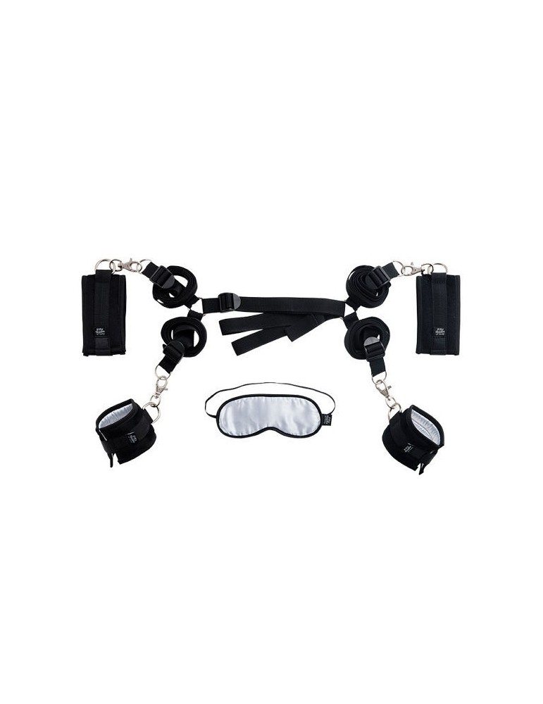 cinquante nuances de kit de retenue de lit gris