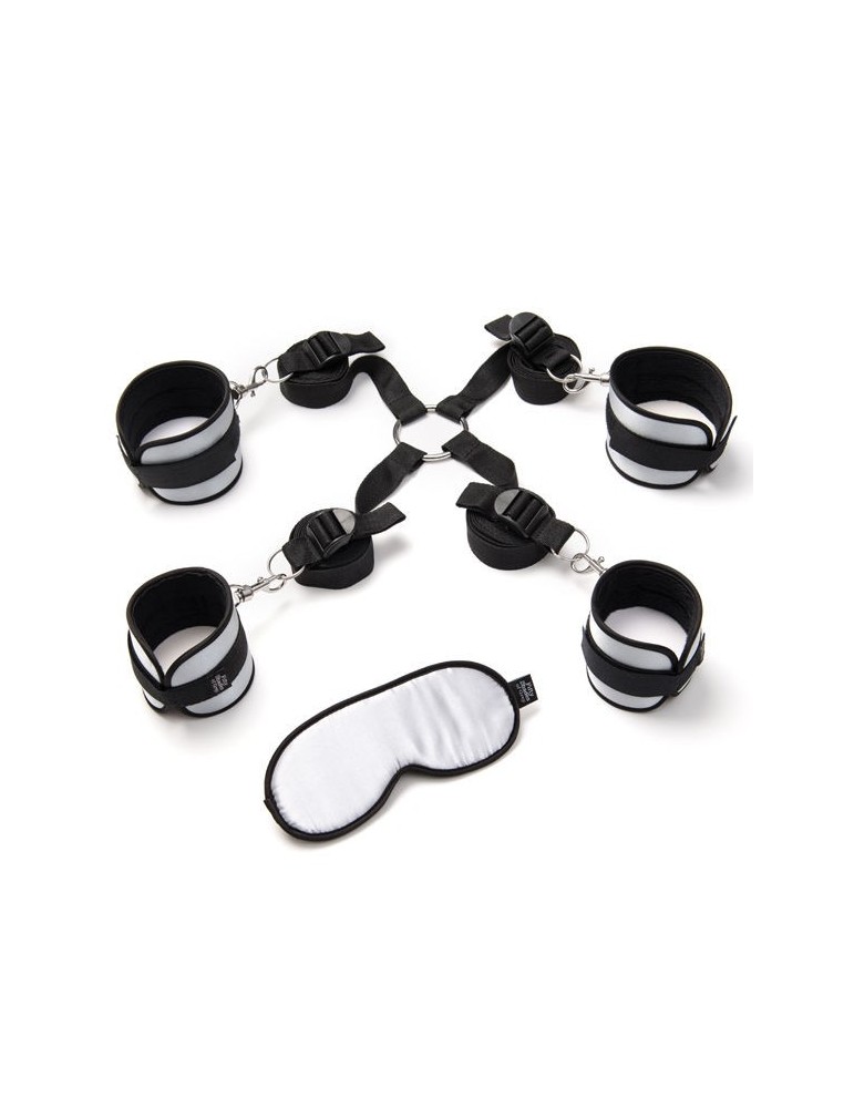 cinquante nuances de kit de retenue de lit gris_4