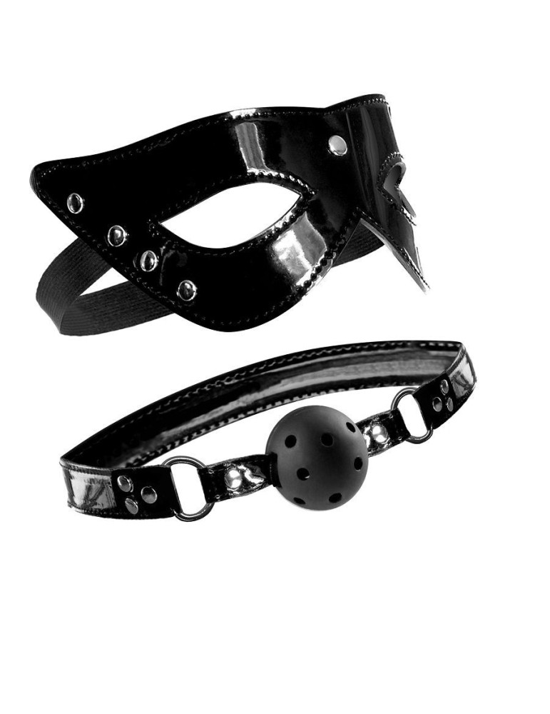 masque et bâillon en cuir édition limitée fétiche fantasy_4