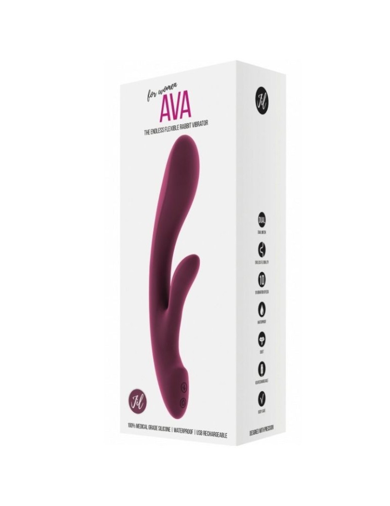 vibromasseur ava avec stimulateur clitoridien