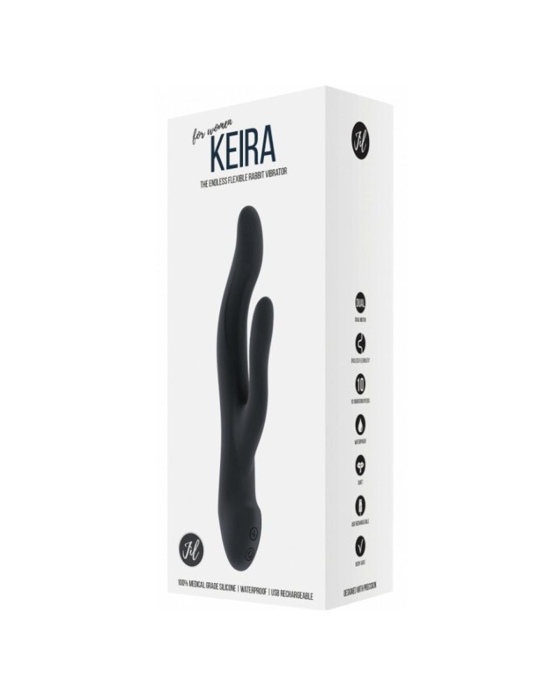 vibromasseur keira avec stimulateur clitoridien noir_2