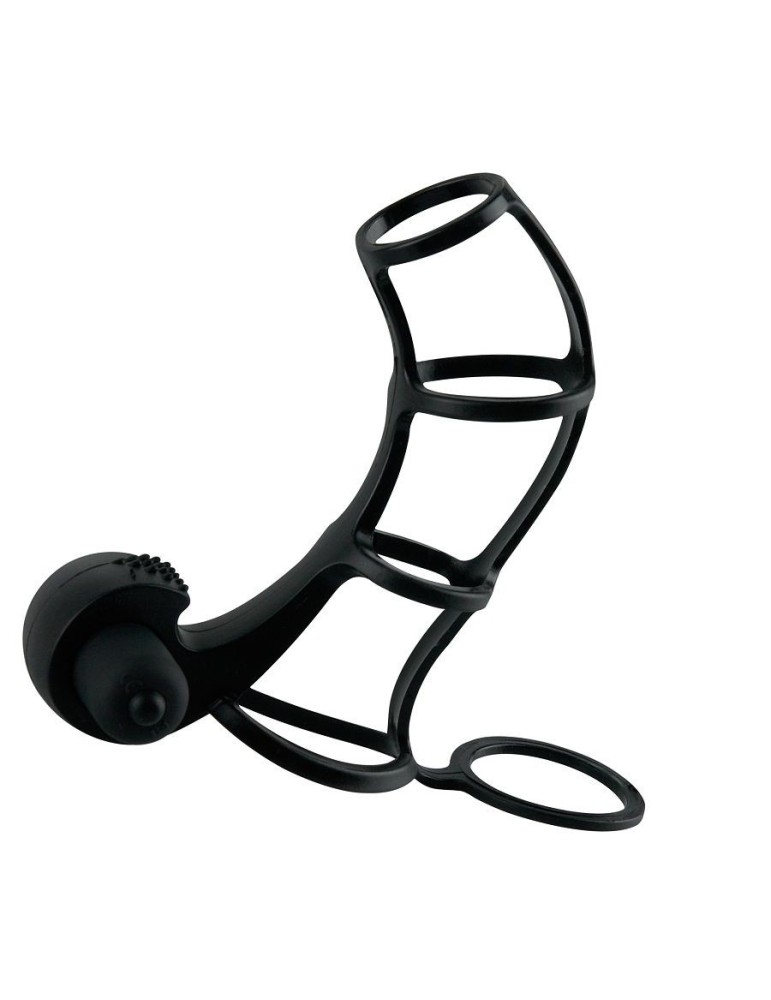 manchon de pénis en silicone pour débutants avec vibromasseur_4