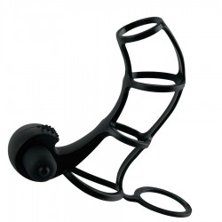 manchon de pénis en silicone de luxe avec vibromasseur_4