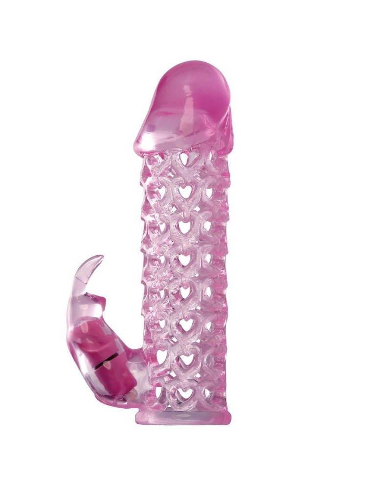 xtensions couverture de vibromasseur couple cage rose_2