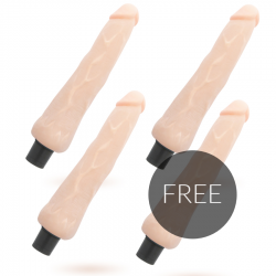 vibromasseur auto-lubrifiant loveclone ragnar 24,5 cm 3 +1 gratuit