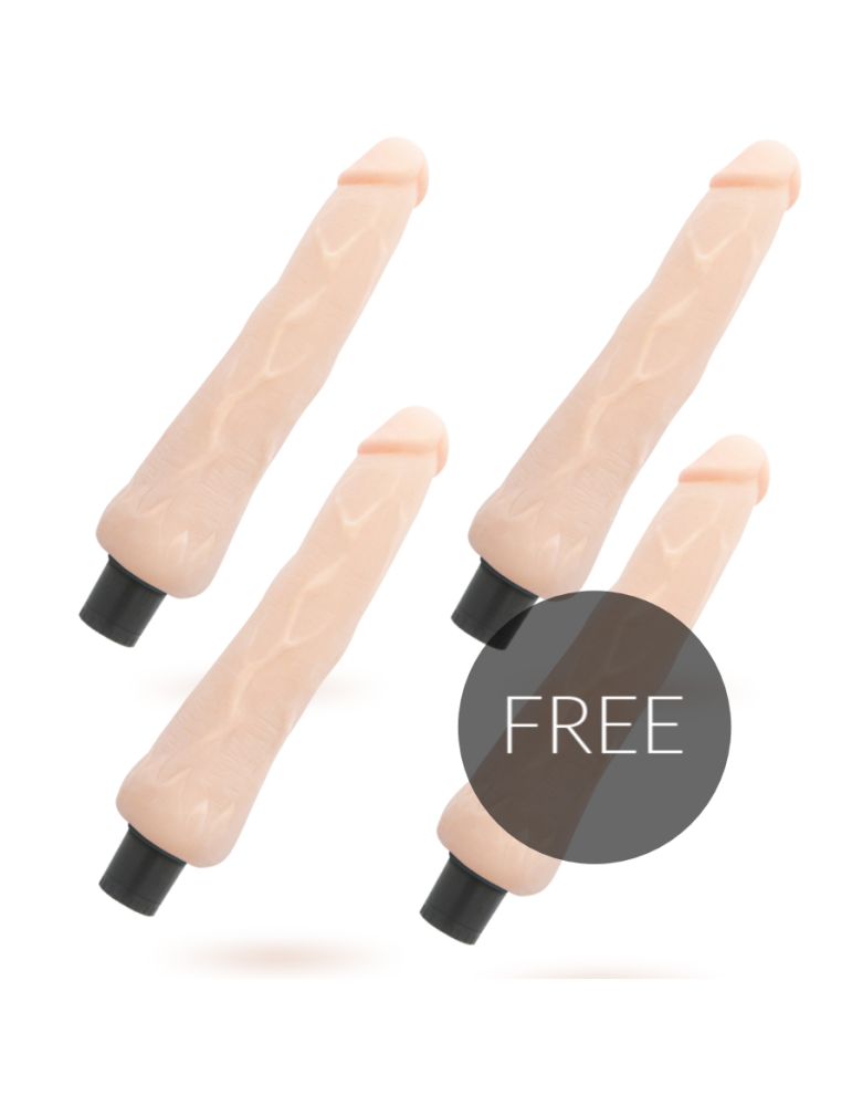 vibromasseur auto-lubrifiant loveclone ragnar 24,5 cm 3 +1 gratuit