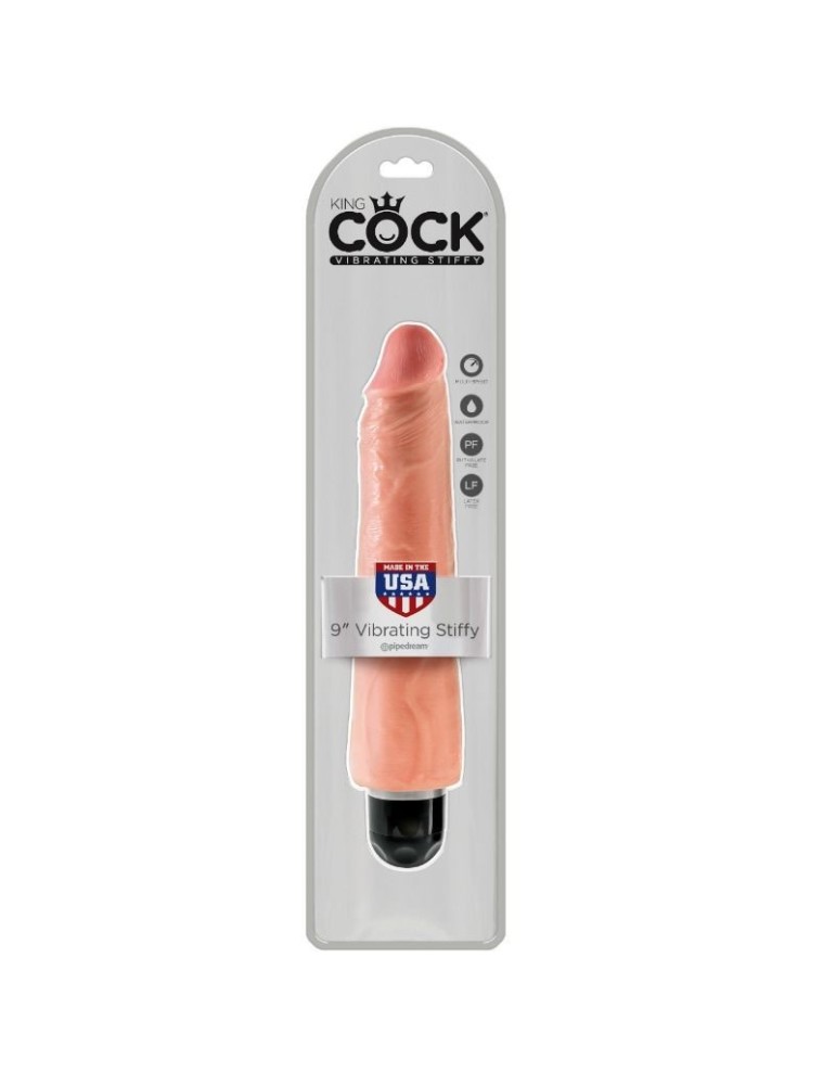 vibromasseur réaliste king cock raidy 23 cm - naturel_3