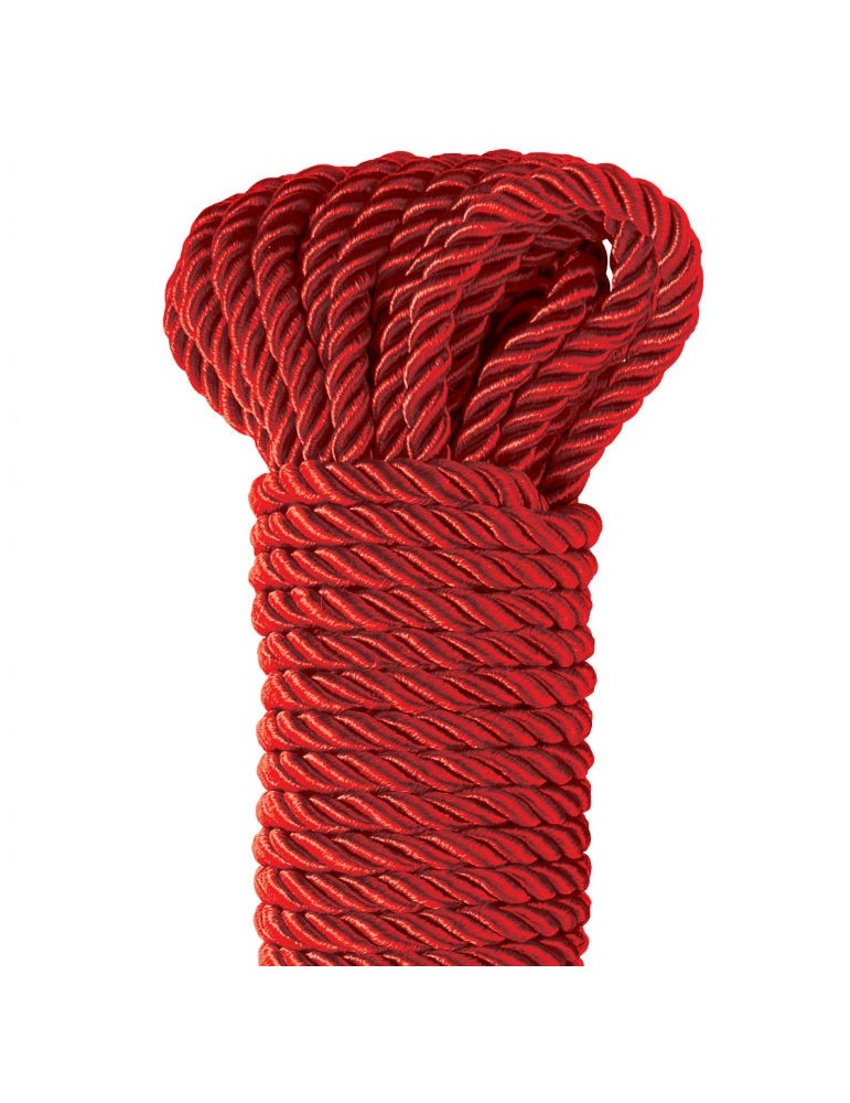 corde de soie rouge de luxe série fétiche fantasy 9,75 mètres