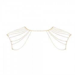 bijoux magnifique bijou avec chaînes métalliques pour les épaules et le dos_3