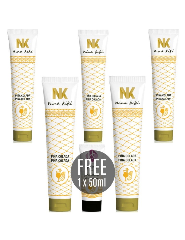lubrifiant nina kikí saveur piña colada 125ml 5 + 1 kiki travel gratuit